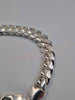 925 Sterling Silver 12mm Wide Curb Bracelet - 8" Long - 51.9 Grams **BRAND NEW**