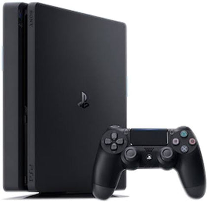 Playstation 4 Slim Console, 500GB Black with 5 Games