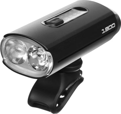 Halfords Advanced 1800 Lumen Front Bike Light - Black