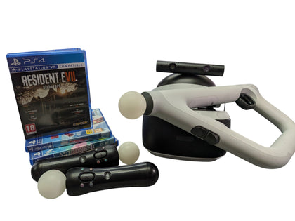 Sony Ps4 VR Plus Motion Controls,4 Games,Camera & Gun