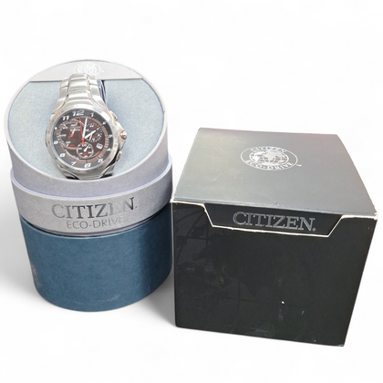 Citizen ECO-Drive (H570-S041287) Solar Chronograph Men's Watch, Boxed