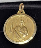 9ct Yellow Gold St Christopher Pendant - 1.79G. Hallmarked
