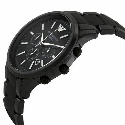 Emporio Armani Ar1451 Mens Black Ceramica Chronograph Watch