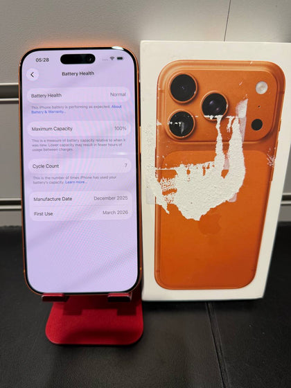 Apple iPhone 17 Pro (A3523) 256GB Cosmic Orange, Unlocked
