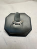 18ct White Gold Dia Band Ring - Size M