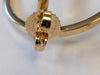 Tiffany co 18ct Gold T Hoop Earrings Boxed