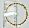22ct yellow gold twisted bangle