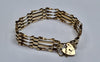 9CT GOLD GATE BRACELET