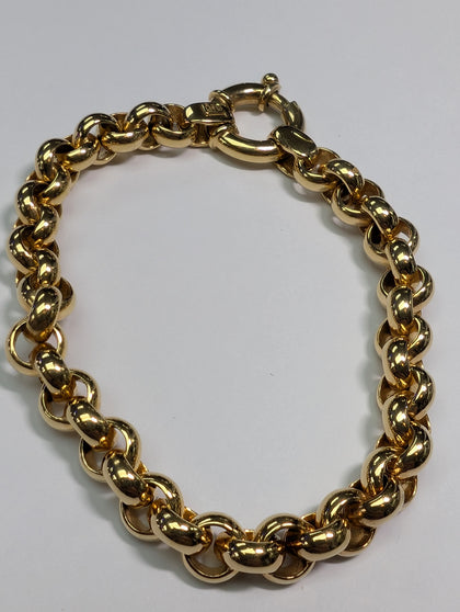 9CT GOLD BELTCHER BRACELET 13.56G PRESTON STORE