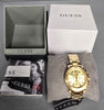 GUESS US Women's Gold-Tone Multifunction Watch ***Boxed With Tag & Book***