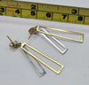 9ct Gold Two Tone Earrings