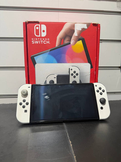 Switch Console, 64GB OLED + White Joy-Con, Boxed