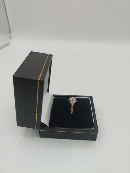 9k Gold Ring size P 1.82G Hallmarked(375)&Tested