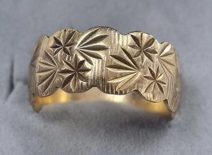 9ct Gold Band Size Q