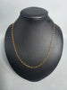 9ct GOLD NECKLACE 1.6G 375 16'' in Length