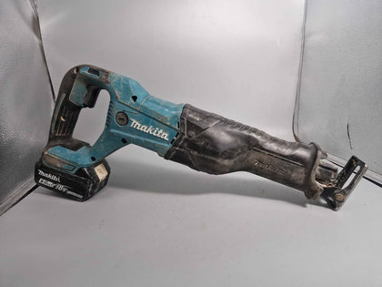 Makita 18v DJR186 Cordless Reciprocating Saw With 5.0ah Batt (No Charger)