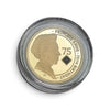 1/8th Sovereign Coin King Charles III Princess Anne 75th Birthday