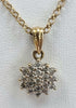 9ct Gold Chain With Diamond Pendant 0.50ct