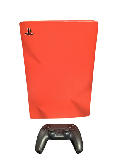 Playstation 5 Console [Disc Version] - Red vinyl + Black Pad