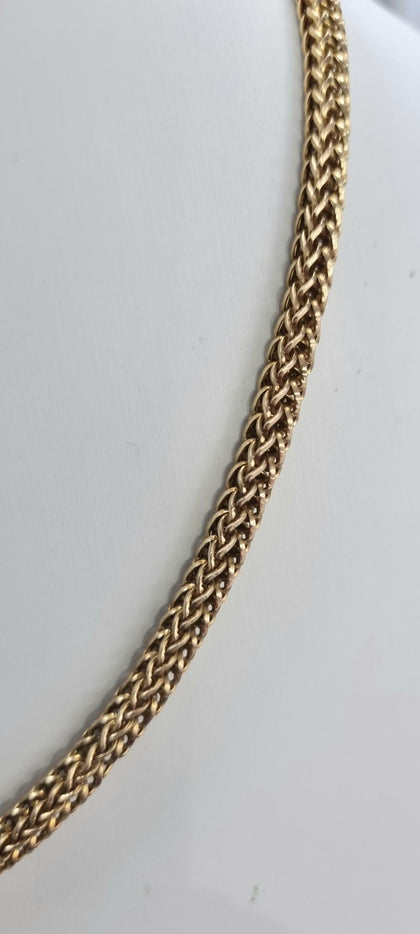 9ct Gold Chainmail chain 16