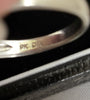 9ct White Gold & Diamond Ring - Size M - 3.06G