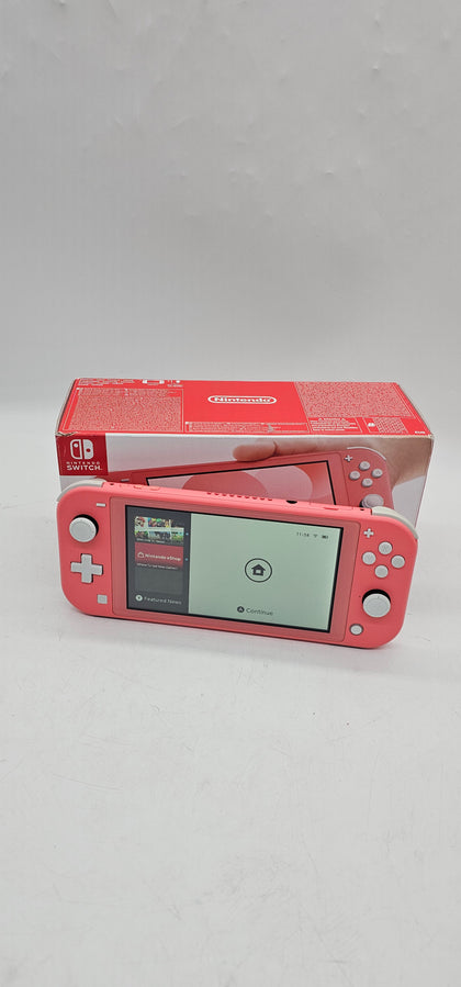 Nintendo Switch Lite Console, 32GB Coral Pink, Boxed