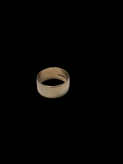 9ct Yellow Gold Wedding Band Ring - 4.90 Grams - Size O