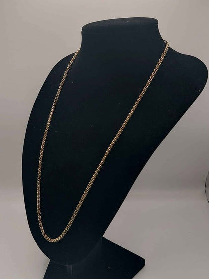 (9ct Hallmarked&Tested), Gold Chain, Weight: 22.8G, 24
