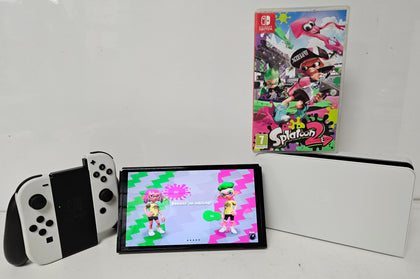 Nintendo Switch OLED - White & 1 Game