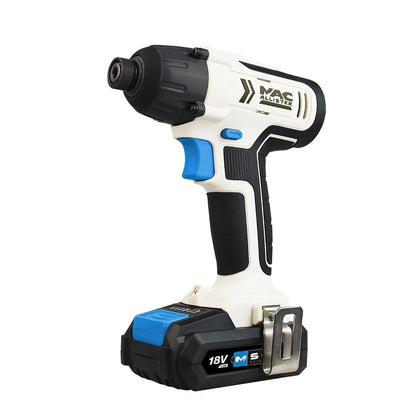 Mac Allister Solo Soft Grip MID18-Li 18V 2 x 2.0Ah Li-Ion Cordless Impact Driver BLACK FRIDAY