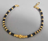 22CT Gold B/Let With Black Stones 4G