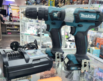 Makita 10.8v Df333d Drill Driver& Td110d Impact Driver +2x2ah