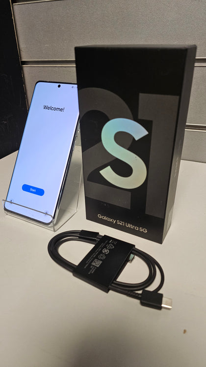 Samsung Galaxy S21 Ultra 5G Phone - Phantom Silver, 128 GB