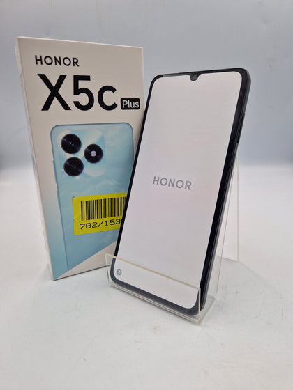 **NEW** Honor X5c Plus 64GB black smartphone unlocked BOXED