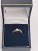 18ct Yellow Gold CZ Solitaire Dress Ring – Size J – 2.21 Grams