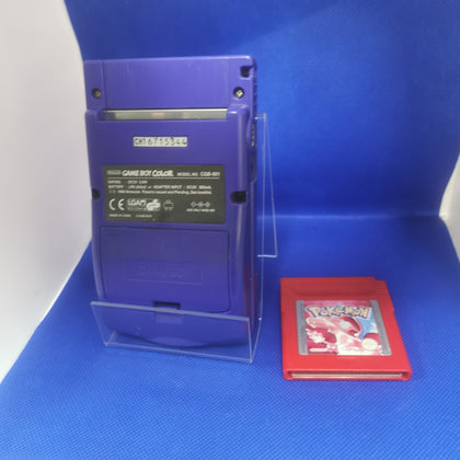 GameBoy Colour Console and pokemon Red Gameboy Game Bundle