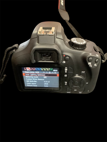 Canon EOS 4000D + 18-55mm lens