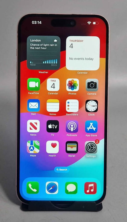 Apple iPhone 15 Plus 128GB Pink, Unlocked Cracked Back