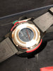 Nubeo Men's 50.5mm Space Cupola Automatic Limited Edition Watch with Rubber Strap NB-6055