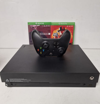 Microsoft Xbox One X 1TB Console & 2 Games