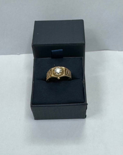 6.2g 9ct Gold Ring - Size V - **Hallmarked**