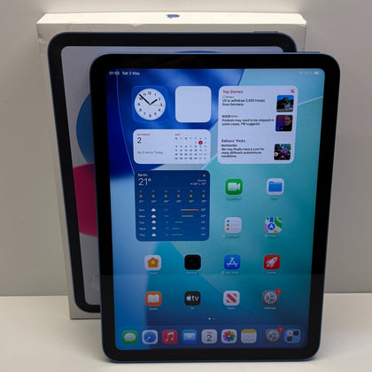 Apple iPad A16 Model A3354 128GB WiFi in Blue Boxed