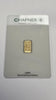 C. Hafner 1g 999.9 Fine Gold Minted Bar