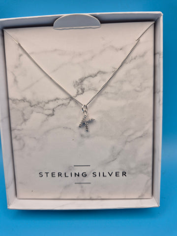 Sterling silver Necklace with the letter K