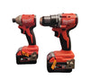 Milwaukee M18 BLCPP2A Drill + Driver Set w/batteries,charger and case