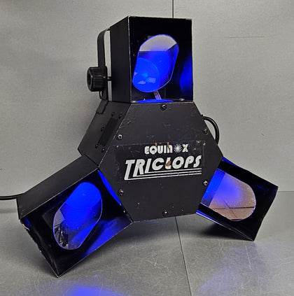 Equinox Triclops LED Beam Disco Rave Party Light Black