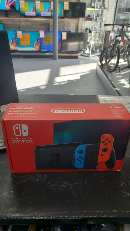Nintendo Switch Console, 32GB + Neon Red/Blue Joy-Con, Boxed
