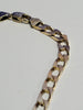 9CT Yellow Gold Square Shaped Curb Bracelet Chain -  9" Long - 11.26 Grams