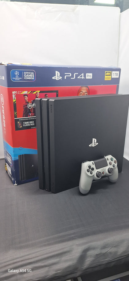 Sony Playstation 4 Pro 1TB Console with special edition controller boxed.