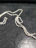 925 STERLING SILVER HALLMARKED, ROPE CHAIN WITH CAT PENDANT, 22", 19.7G, BRAND NEW